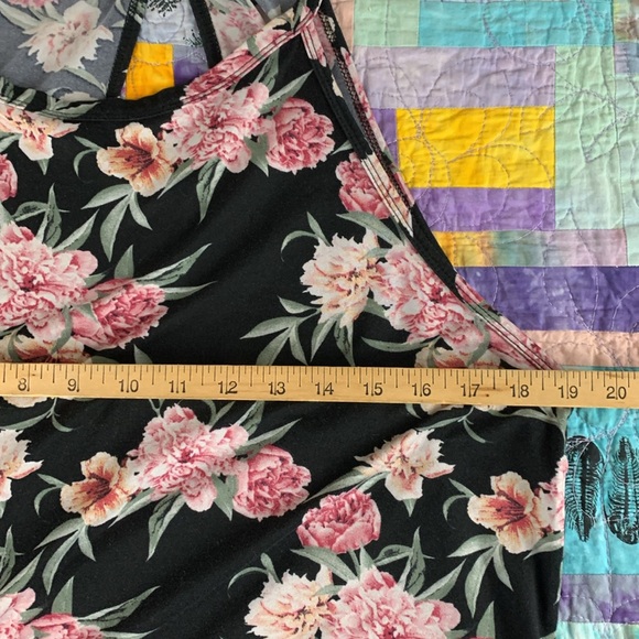 Flora by Flora Nikrooz floral tank top Women’s XL - Picture 5 of 6